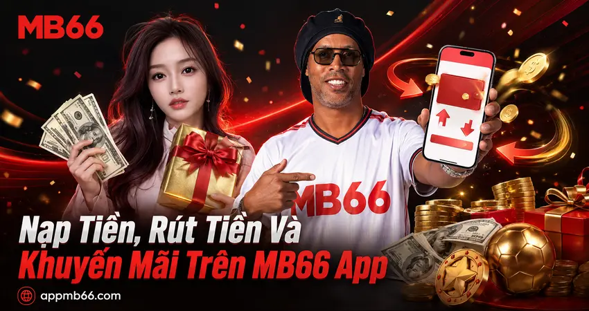 Nạp tiền rút tiền và khuyến mãi trên MB66 app